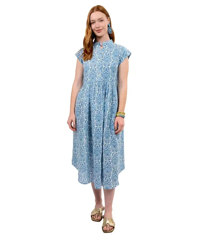 Uncle Frank Linen Blues Dress