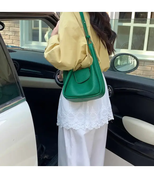 Pretty Persuasions Small Microfiber Leather Tote/Crossbody Bag