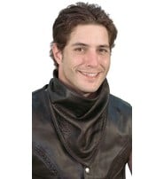 Fleece Lined Ultra Premium Leather Scarf #A4SCARF