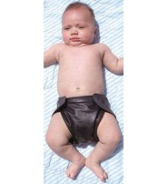 Jamin Leather® Genuine Leather Diaper Cover #A604DC