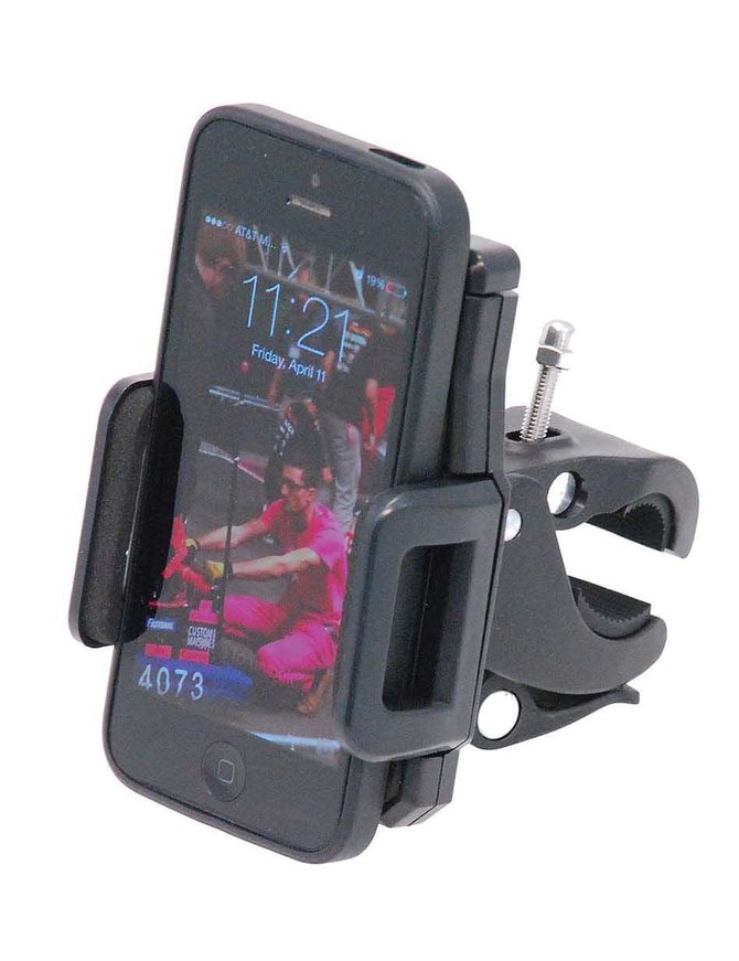 motorcycle handlebar cell phone mount