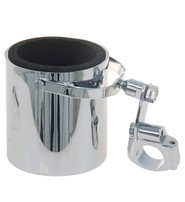 Chrome Motorcycle Cup Holder w/Swivel Mount #AC94028CUP