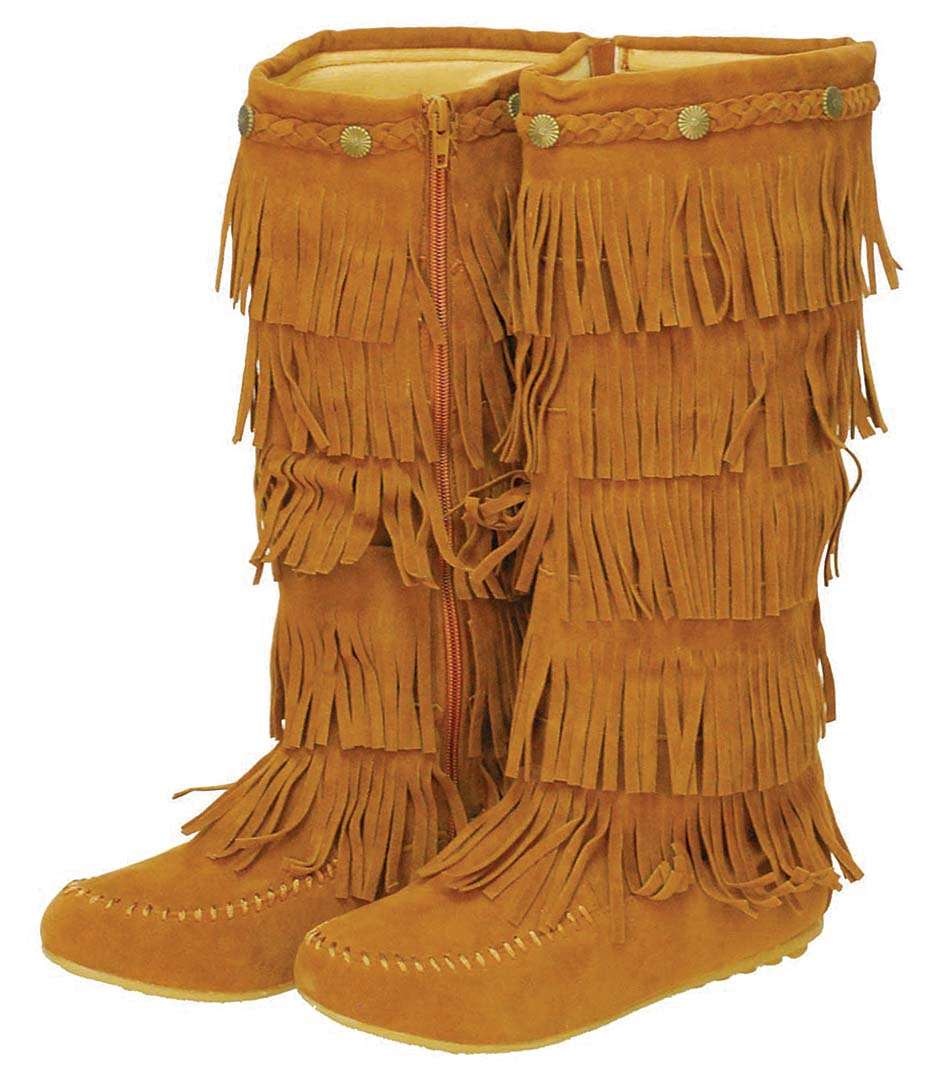 suede indian boots