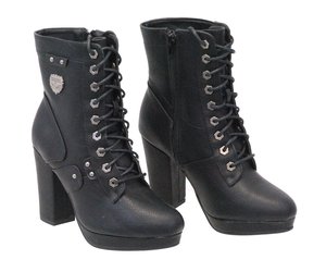 high heel riding boots