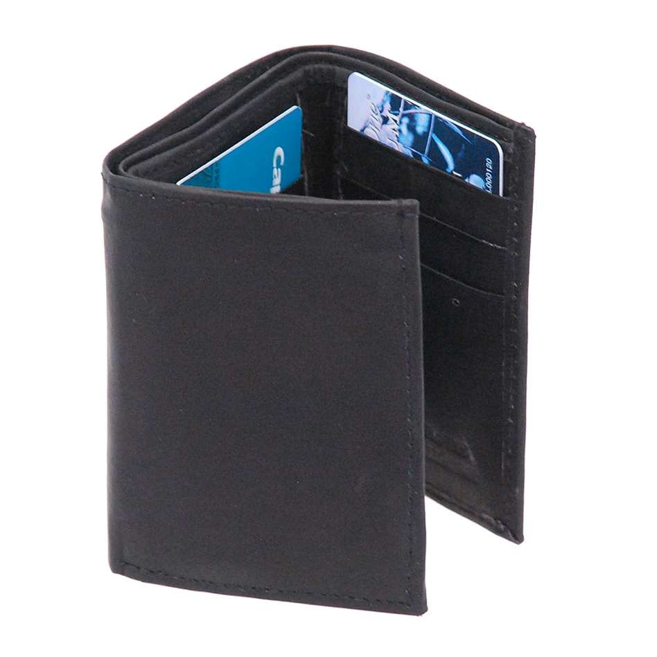 Leather Lockmini Trifold Wallet (Authentic Pre-Owned)