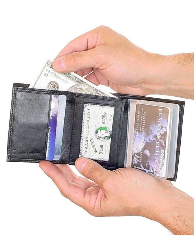 Trifold Chain Wallet #WC30423 - Jamin Leather®