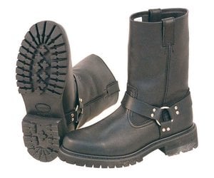 round toe motorcycle boots