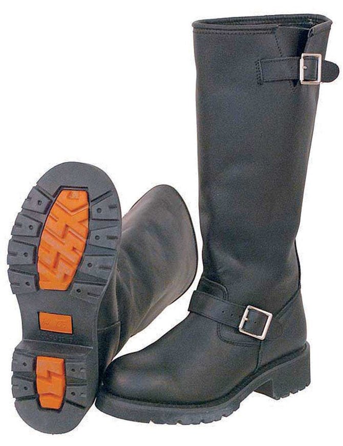 Tall Engineer Boots Heavy Cowhide Leather #BM1443TW - Jamin Leather®