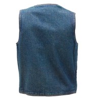 Milwaukee Blue Denim Vest w/Large Inside Pockets #VMC42703U