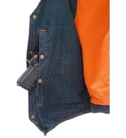 Milwaukee Blue Denim Vest w/Large Inside Pockets #VMC42703U