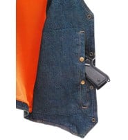 Milwaukee Blue Denim Vest w/Large Inside Pockets #VMC42703U