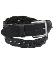 Heavy Braided Leather Belt With Removable Buckle #BT93BRAID - Jamin ...