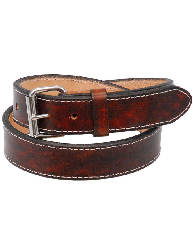 Vintage Leather Belt (Tan)