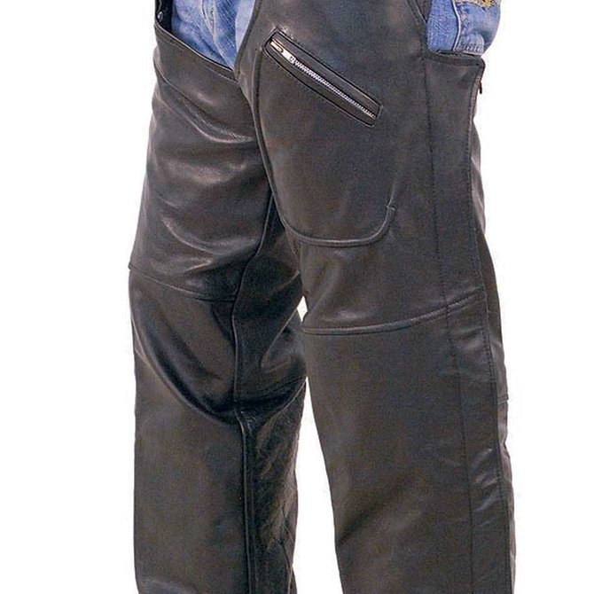 Deluxe Multi-Patch Leather Vest #VM42PP