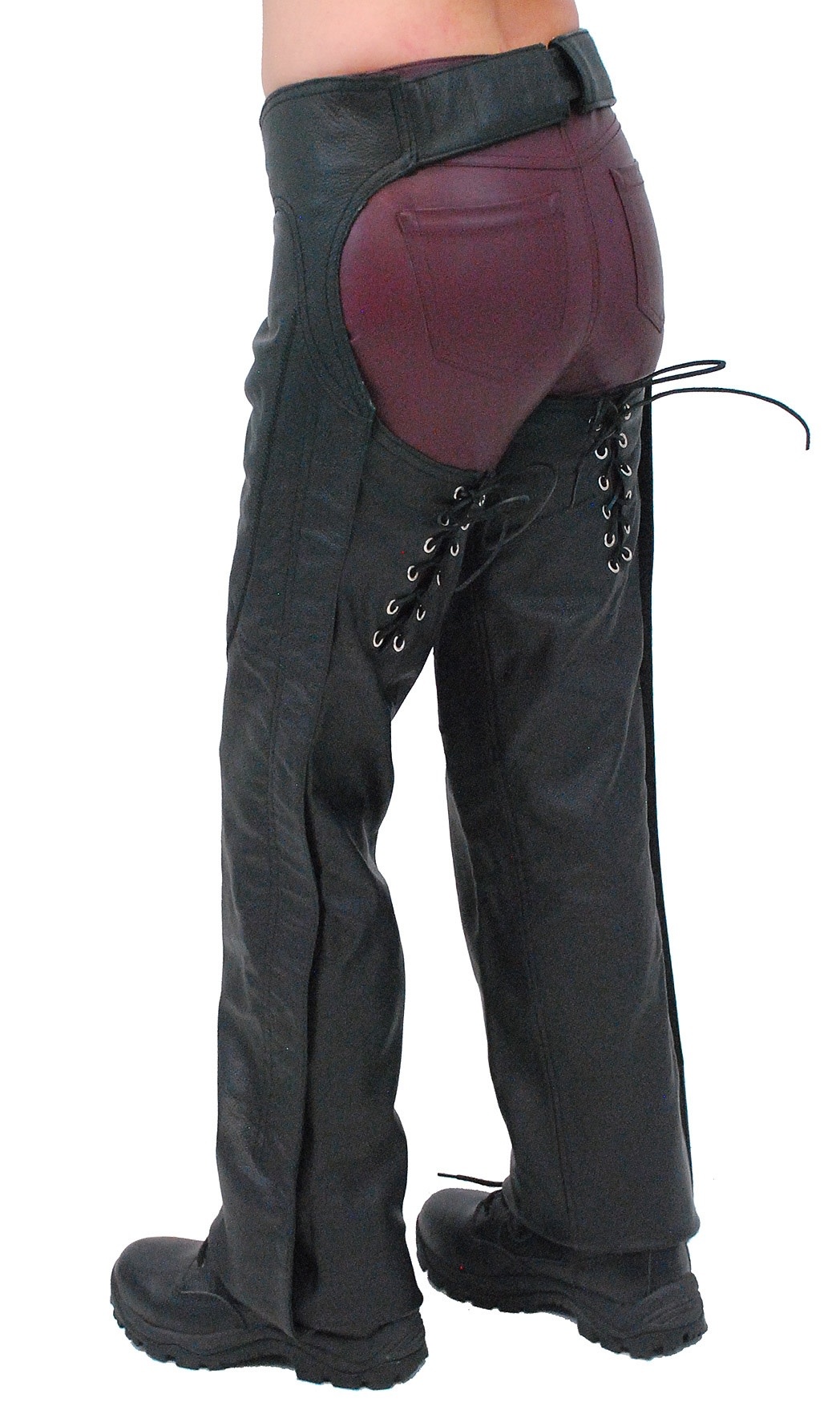 Ladies Sexy Lace Up Western Chaps CL745LK Jamin Leather™