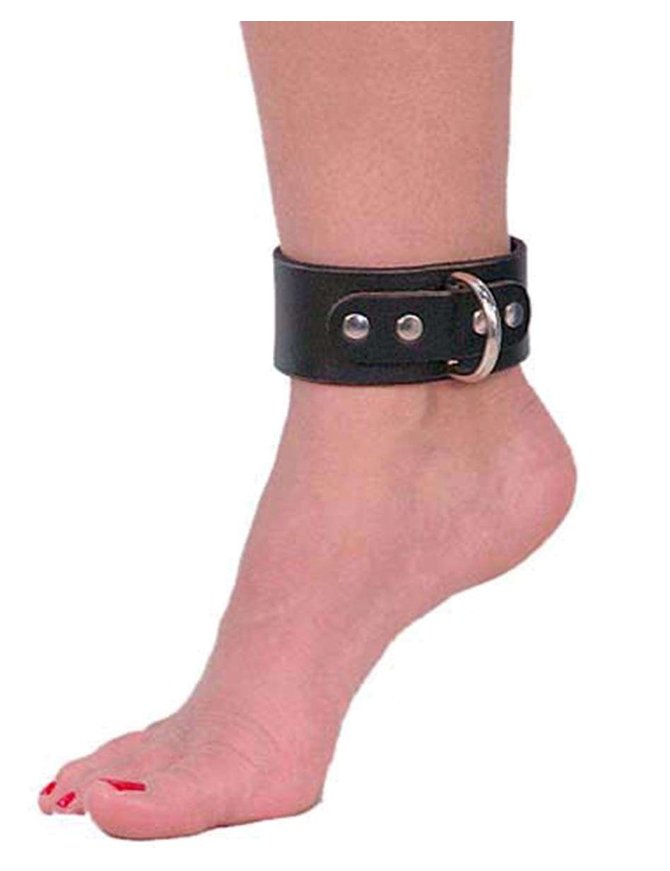 Jamin Leather® D Ring Anklet Cuff #D501A