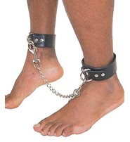 Jamin Leather D Ring Anklet Cuff #D501A