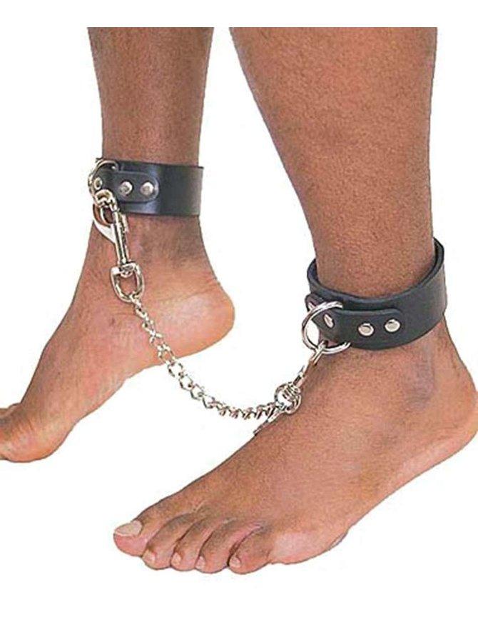 Jamin Leather® Anklet Set w/Chain #D503AC