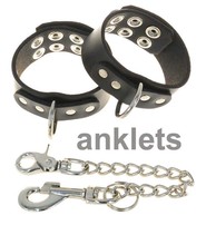 Jamin Leather® Anklet Set w/Chain #D503AC