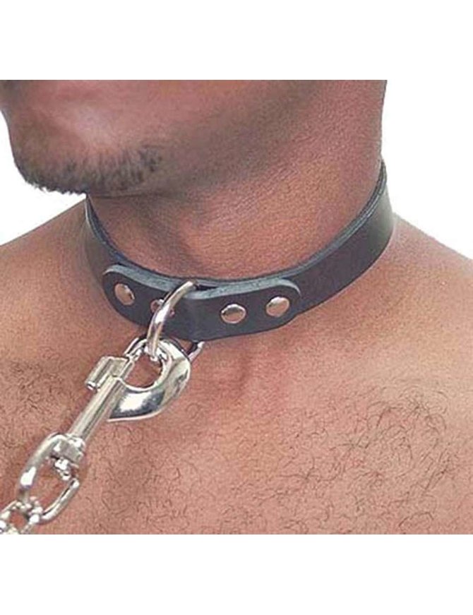 leather neck choker