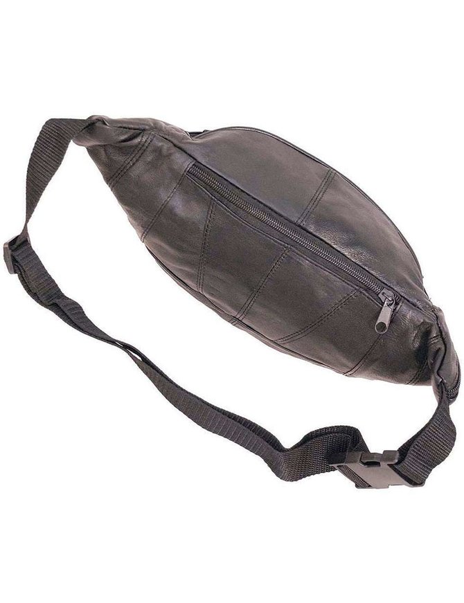 Black Large 5 Pocket Fanny Pack #FP2004K