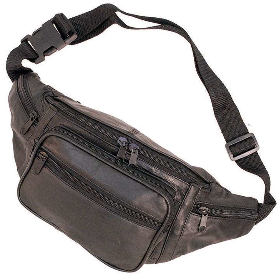 Large black online fanny pack