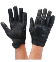 First MFG Premium First Classics Motorcycle Gloves w/Gel Pads #G132GELK