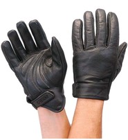 First MFG Premium First Classics Motorcycle Gloves w/Gel Pads #G132GELK