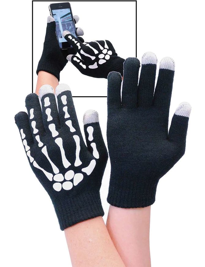 Skeleton Hand Cell Phone Glove #GC491429SK