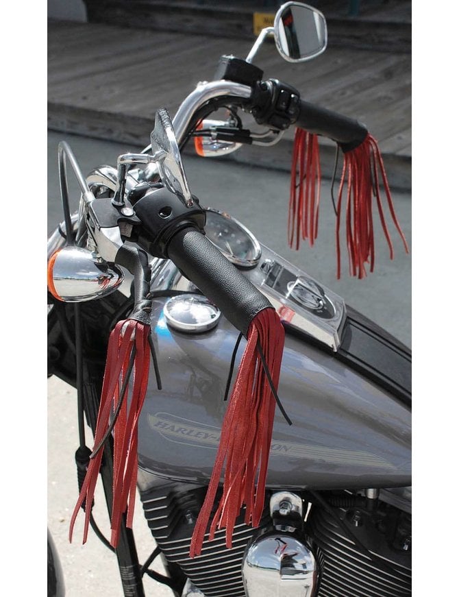 motorcycle handlebar fringe