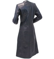 Jamin Leather® Extra Long Lambskin Leather Trench Coat for Women #L14020LL