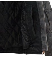Jamin Leather® Women's Ultimate Vintage Vented Racer Jacket #LA68331VGY