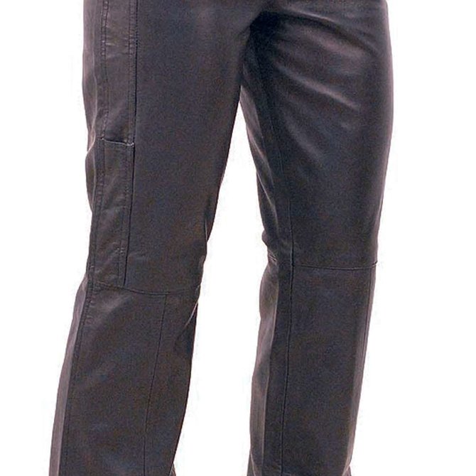 Jamin Leather® Bell Bottom Lace Up Leather Pants for Women #LP2071LK