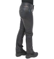 Jamin Leather Women's Premium Lambskin Leather Skinny Jeans #LP9023K