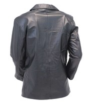 Jamin Leather Two Button Lambskin Leather Blazer / Sports Coat #M118K