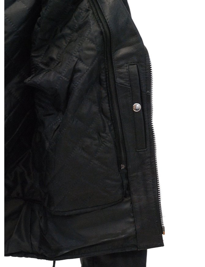 Premium Classic Side Lace Leather Motorcycle Jacket #M15L - Jamin Leather®