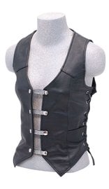 Jamin Leather 2.5'' Crystal & Leather Vest Extenders (set of 4) #VC14100SCK
