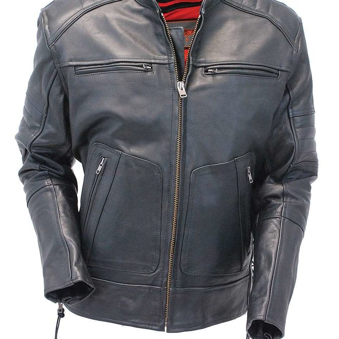 Biker Leather Bib Overalls #MP44K - Jamin Leather™