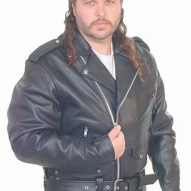 Premium Classic Side Lace Leather Motorcycle Jacket #M15L - Jamin Leather®
