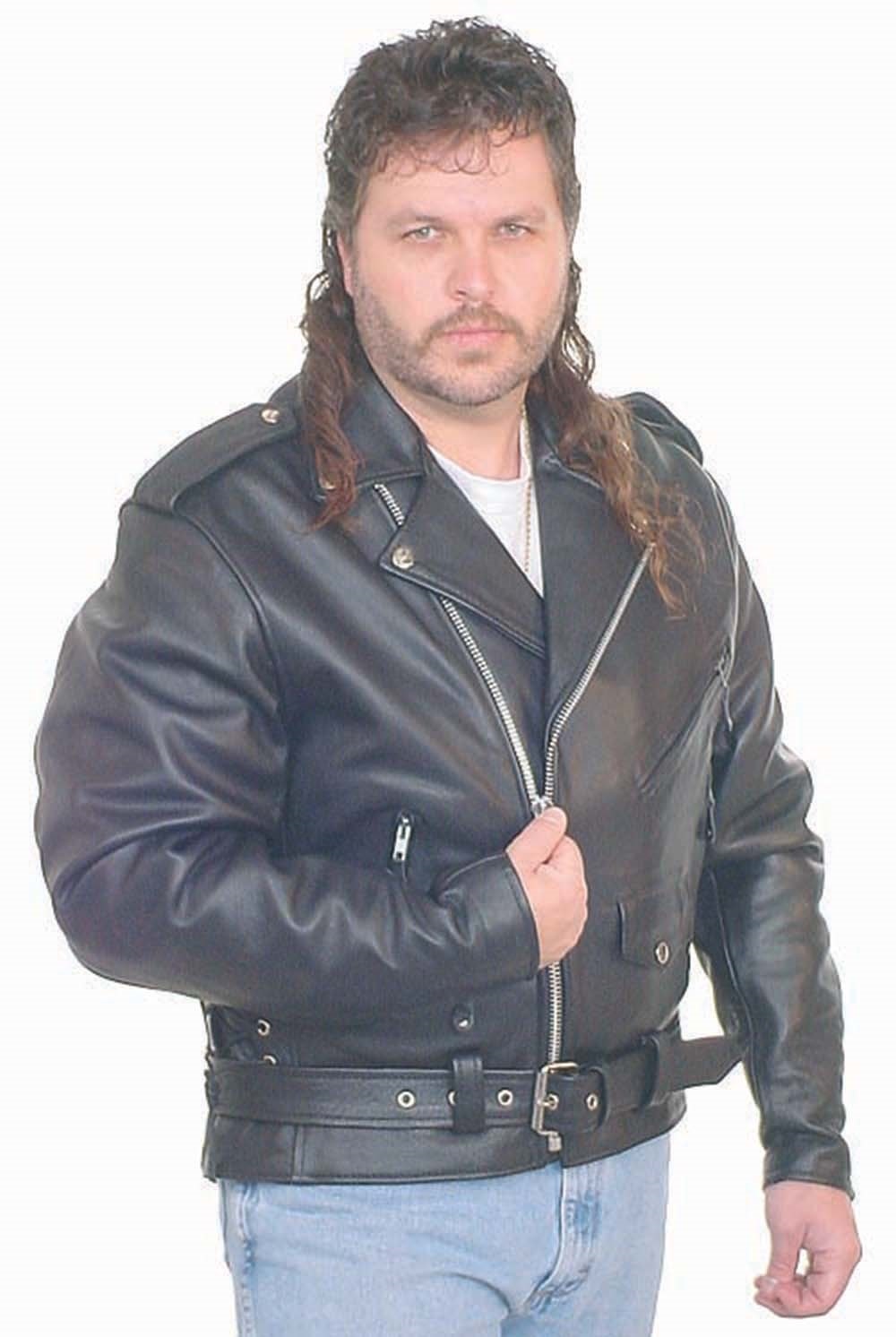Big \u0026 Tall Leather Motorcycle Jacket 