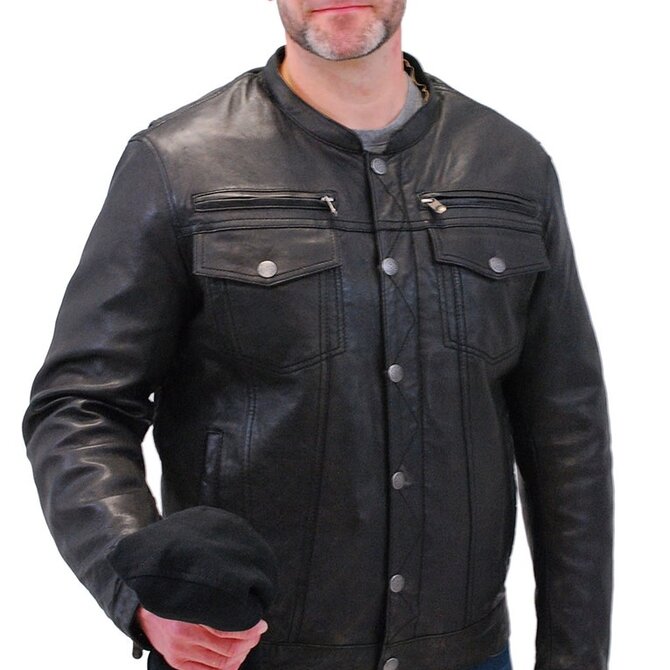 Black Leather Shoulder Holster #A358H - Jamin Leather®