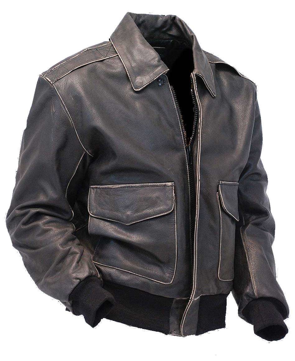 Womens Classic Brown Leather Bomber Jacket