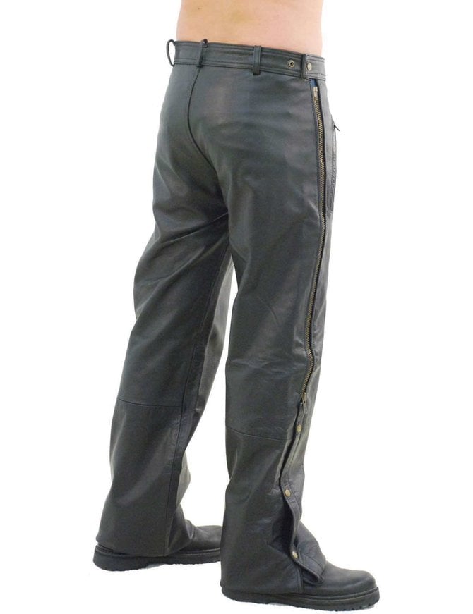 Jamin Leather® Side Lace Touring Motorcycle Overpants #MP8072ZL