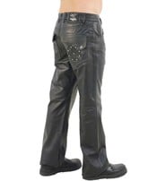 Jamin Leather® Hand Stitched Rivet Star Pocket Men's Pants #MP11016XK