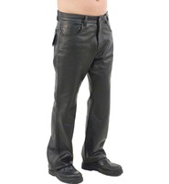 Jamin Leather® Hand Stitched Rivet Star Pocket Men's Pants #MP11016XK