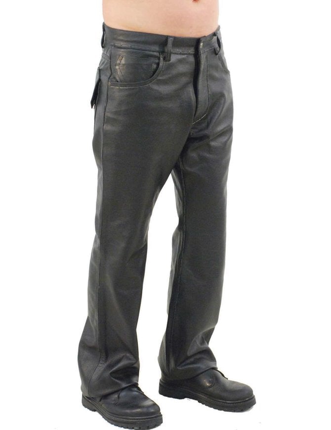 Jamin Leather® Hand Stitched Rivet Star Pocket Men's Pants #MP11016XK