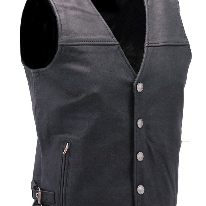 Nickel Head Vest Chains #VC101N - Jamin Leather™