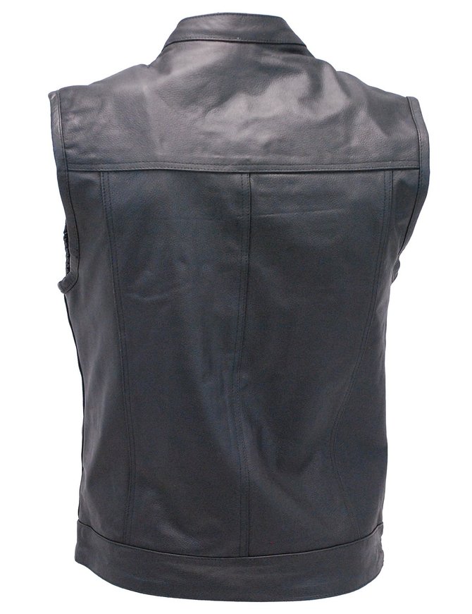 Premium Buffalo Leather Snap & Zip CCW Vest #VM6655GK - Jamin Leather™