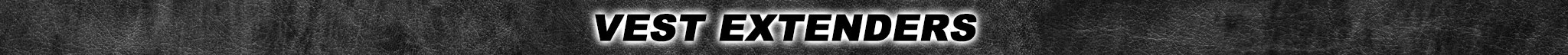 Leather Vest Extenders