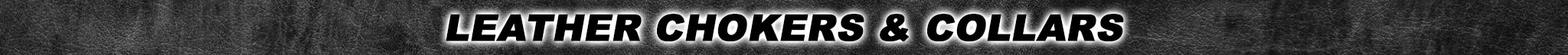Leather Necklaces Collars and Chokers